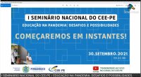 Na última quinta-feira (30), o Conselho Estadual de Educação de Pernambuco (CEE-PE) realizou o I Seminário Nacional com o tema, Educação na Pandemia: desafios e possibilidades.     O encontro virtual, […]