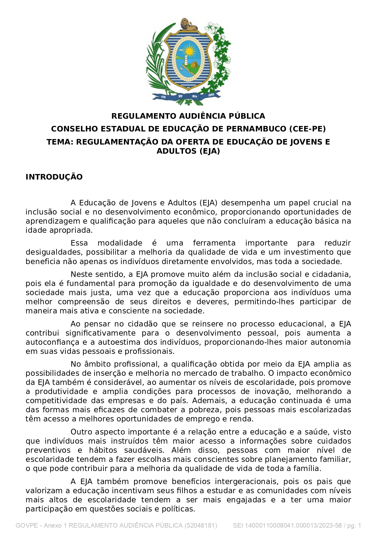 Educação de Jovens e Adultos